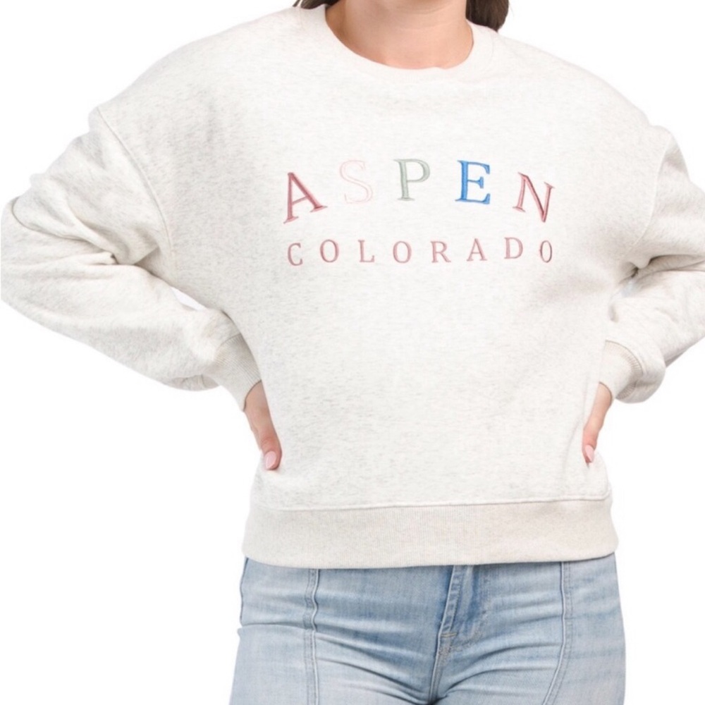 BRAND NEW LONG SLEEVE ASPEN SWEATSHIRT